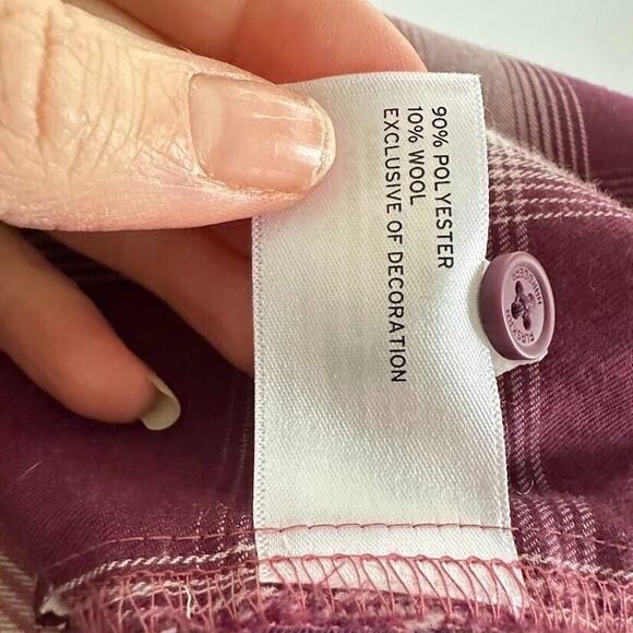 Alaskan Hardgear Duluth Shirt Womens Medium Plaid Long Sleeve Button Wool Blend - Picture 7 of 7